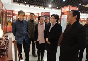 市委书记韩立明视察泰州市工艺美术馆